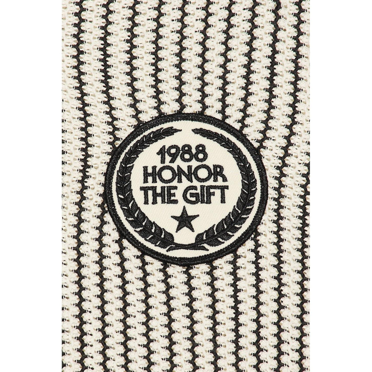 Honor The Gift Striped Knit Polo Bone - Im Your Wardrobe