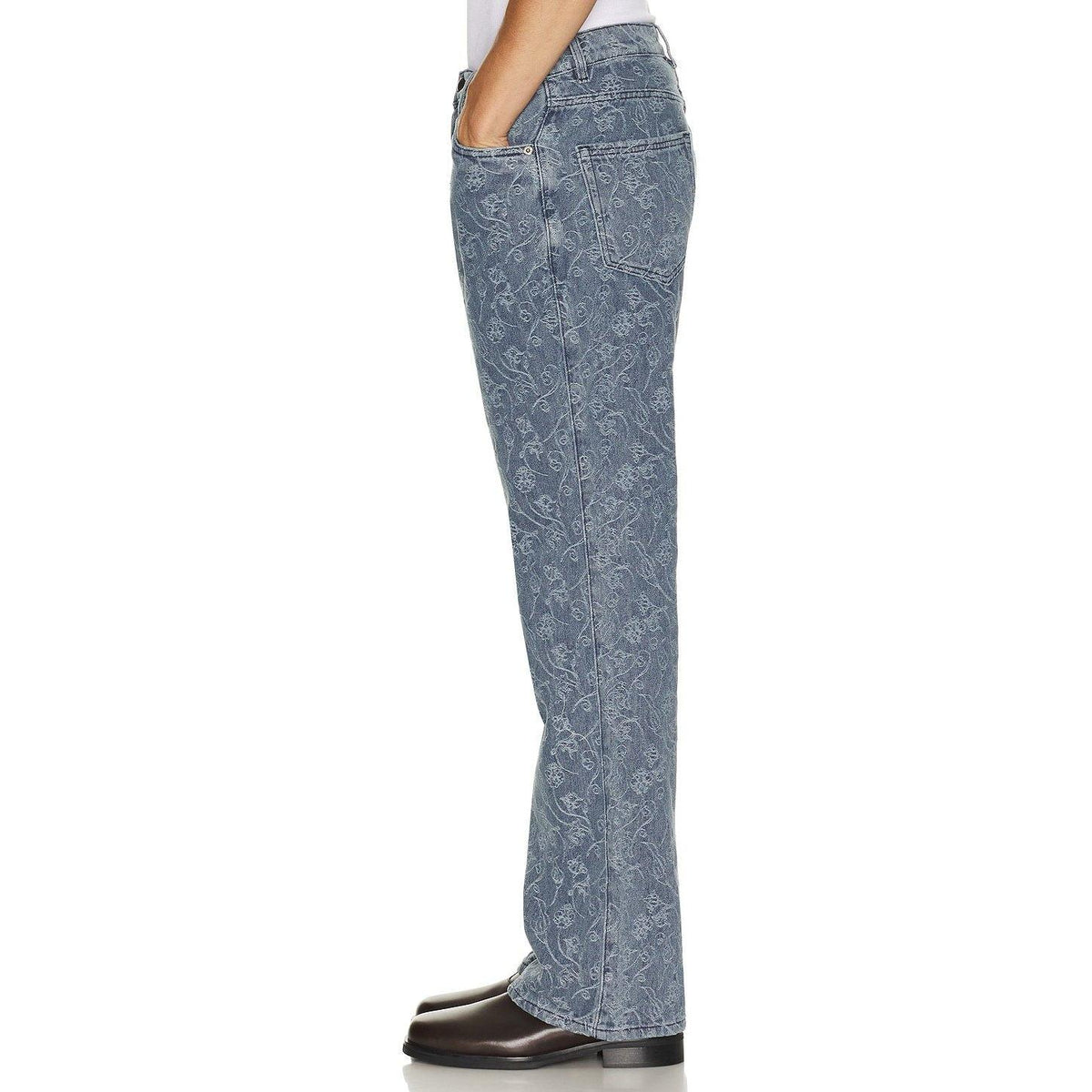 Honor The Gift Washed 5 Pocket Pant Light Indigo - Im Your Wardrobe