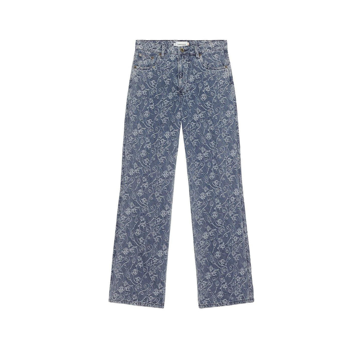 Honor The Gift Washed 5 Pocket Pant Light Indigo - Im Your Wardrobe