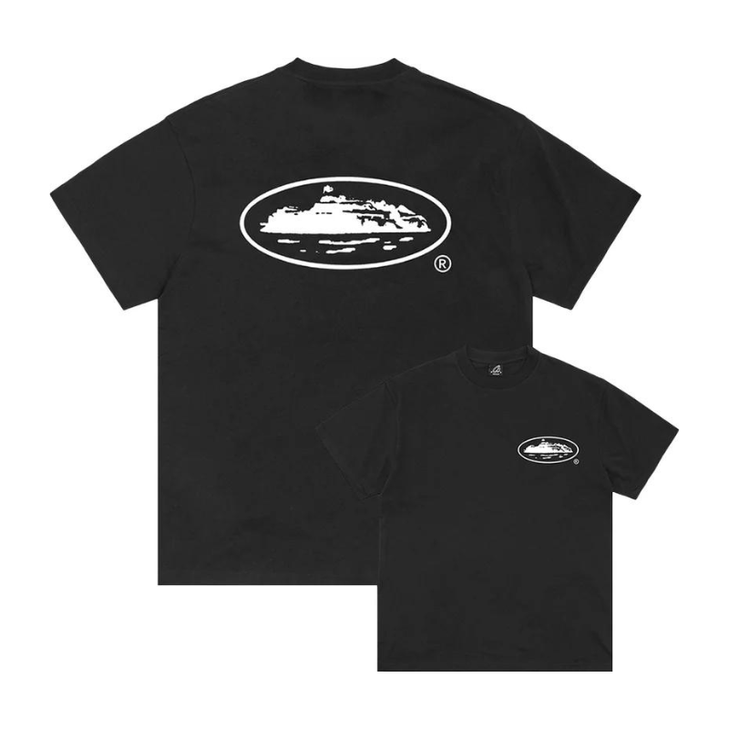 Corteiz - OG Island Logo T-Shirt (Black)