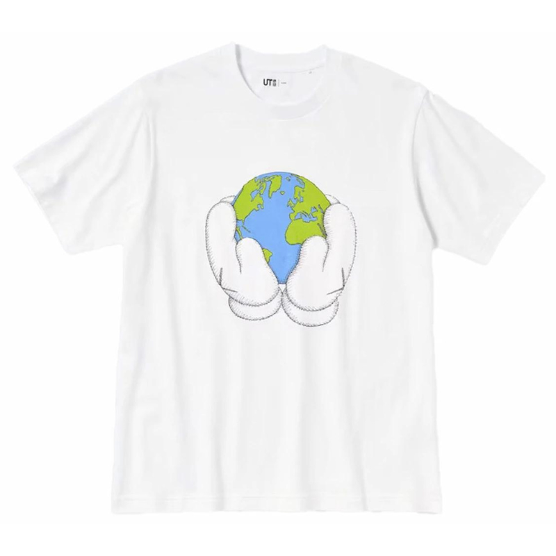 KAWS x Uniqlo - Peace For All S/S Graphic T-Shirt (White)