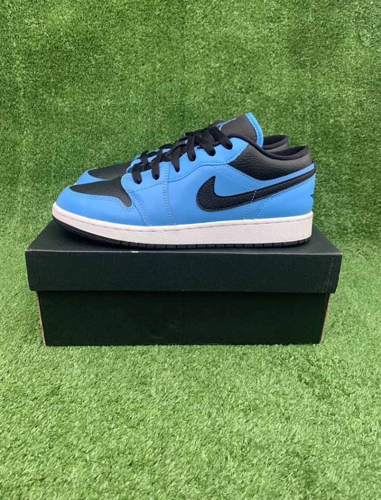 Jordan 1 Low Black University Blue (GS) - 7Y (8.5 Women’s) - Im Your Wardrobe