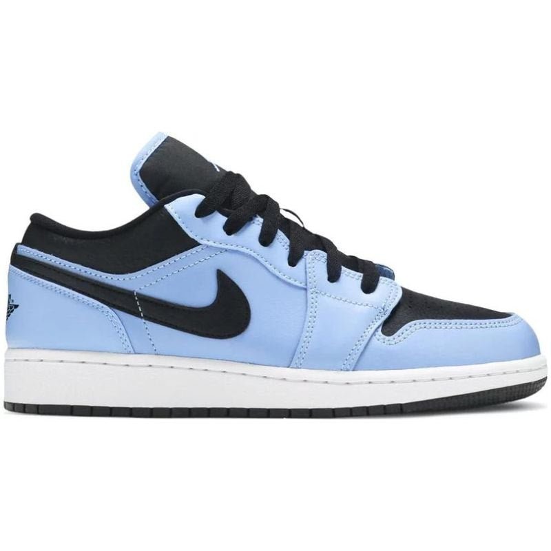 Jordan 1 Low Black University Blue (GS) - 7Y (8.5 Women’s) - Im Your Wardrobe