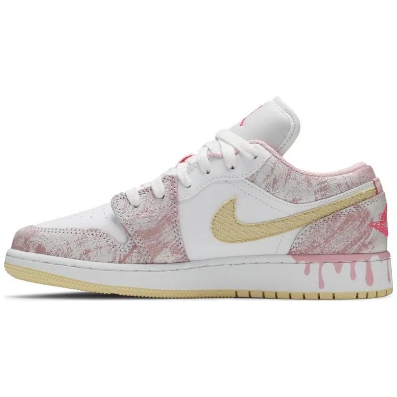 Jordan 1 Low - Paint Drip (GS) - Im Your Wardrobe