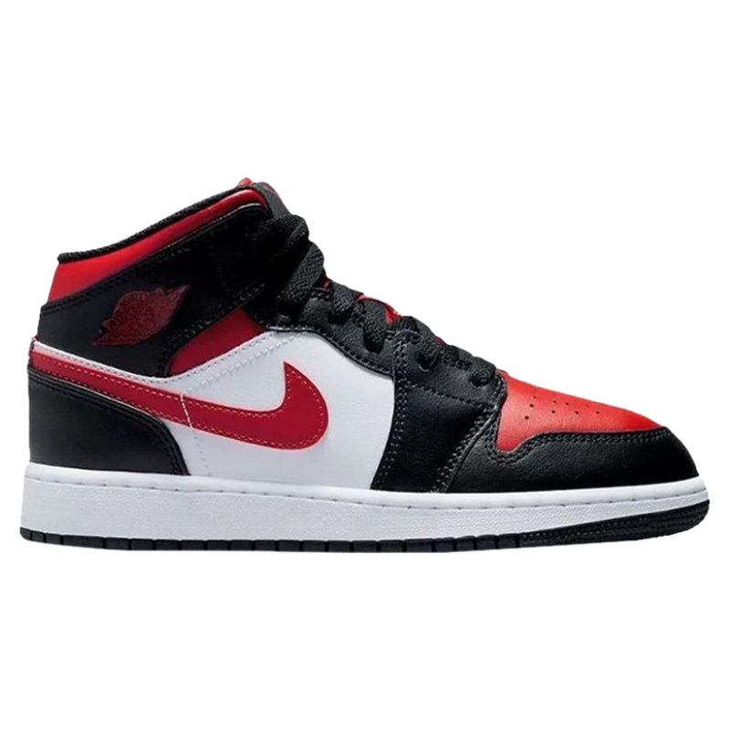 Jordan 1 Mid - Bred Toe (GS) - Im Your Wardrobe