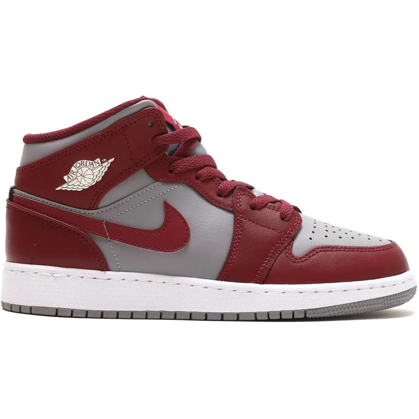Jordan 1 Mid Cherrywood Red (GS) - Im Your Wardrobe