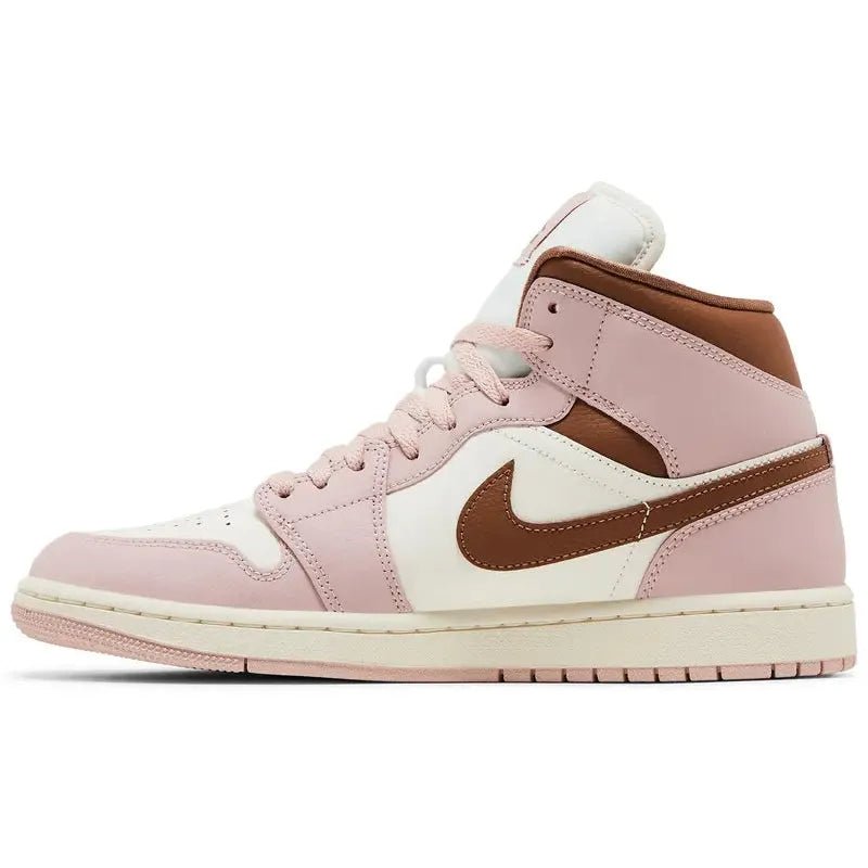 Jordan 1 Mid Pink Oxford Brown (W) - Im Your Wardrobe