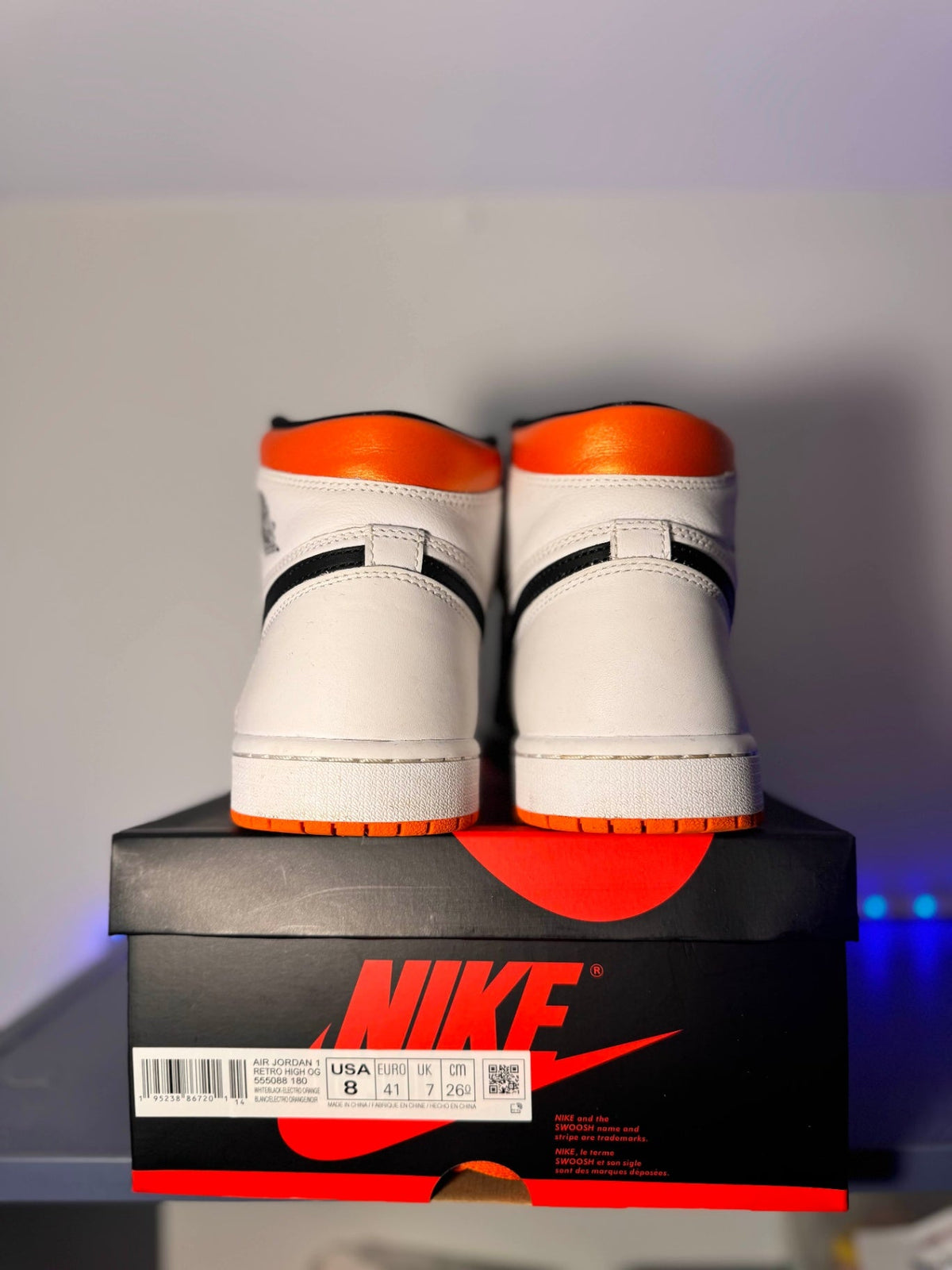 Jordan 1 Retro High &#39;Electro Orange&#39; - 8 US (9.5 Women&#39;s) - Im Your Wardrobe