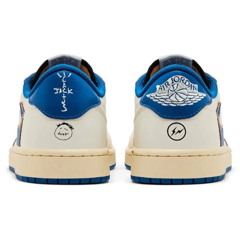 Jordan 1 Retro Low OG SP Fragment x Travis Scott Sail Military Blue - Im Your Wardrobe