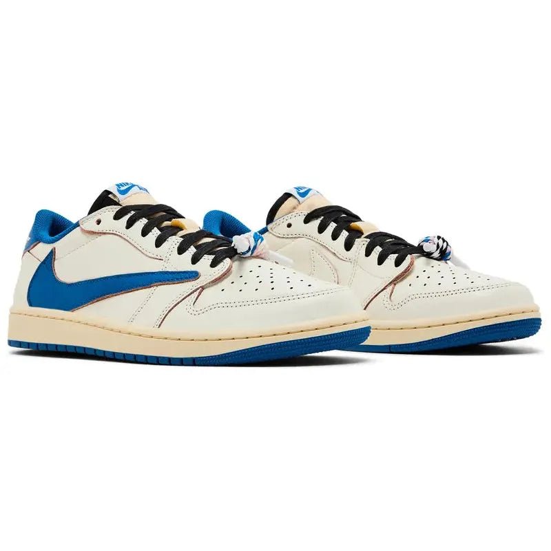 Jordan 1 Retro Low OG SP Fragment x Travis Scott Sail Military Blue - Im Your Wardrobe