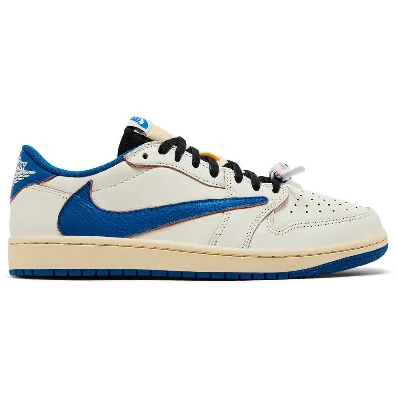 Jordan 1 Retro Low OG SP Fragment x Travis Scott Sail Military Blue - Im Your Wardrobe