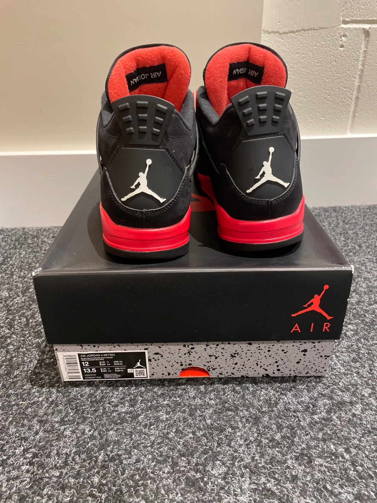 Jordan 4 Retro Red Thunder - 12 US (13.5 Women&#39;s) - Im Your Wardrobe