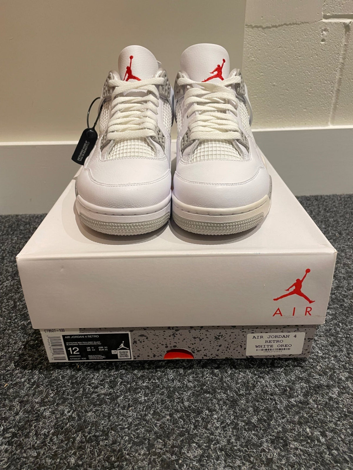 Jordan 4 Retro White Oreo (2021) - 12 US (13.5 Women&#39;s) - Im Your Wardrobe