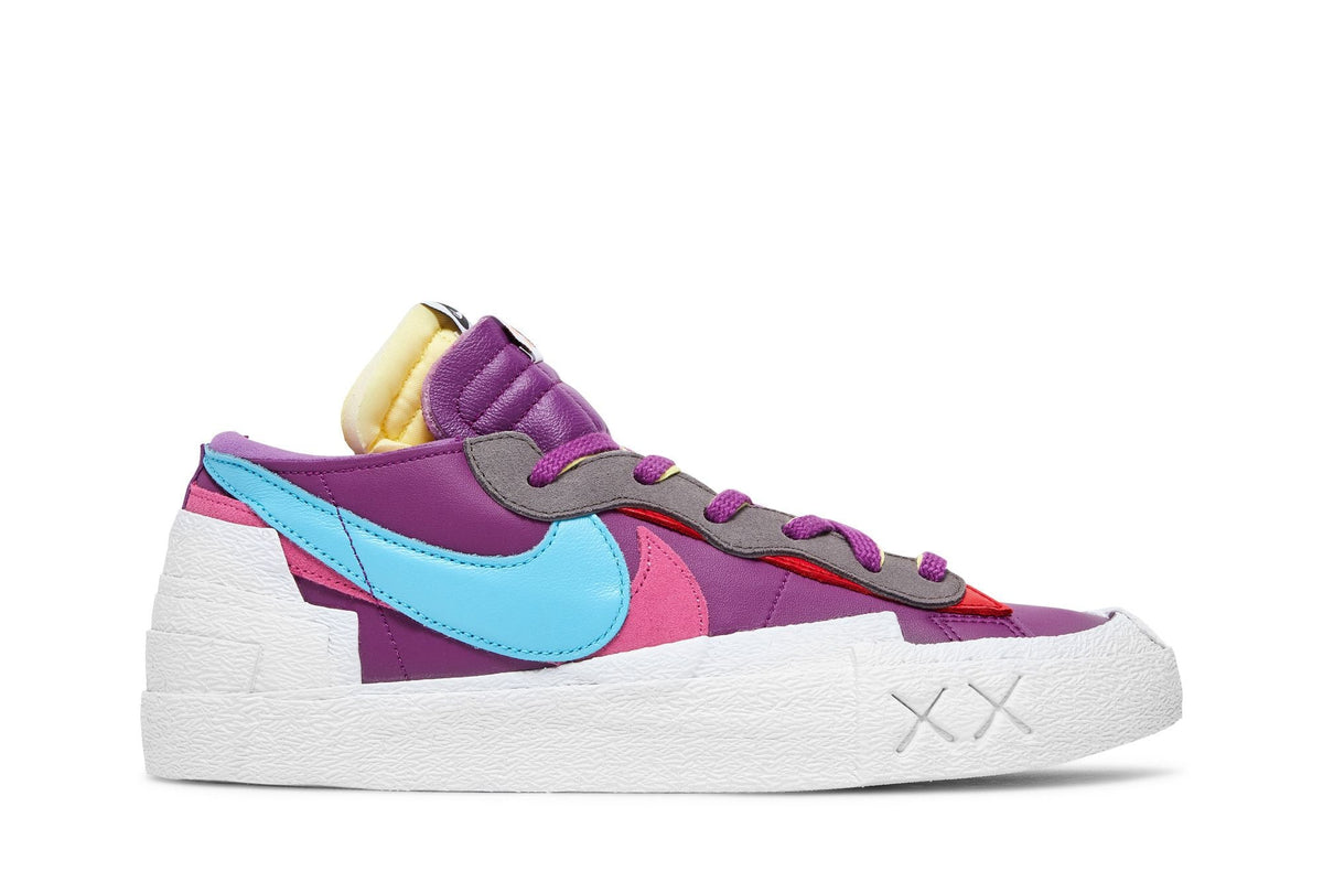 KAWS x sacai x Nike Blazer Low Purple Dusk - Im Your Wardrobe