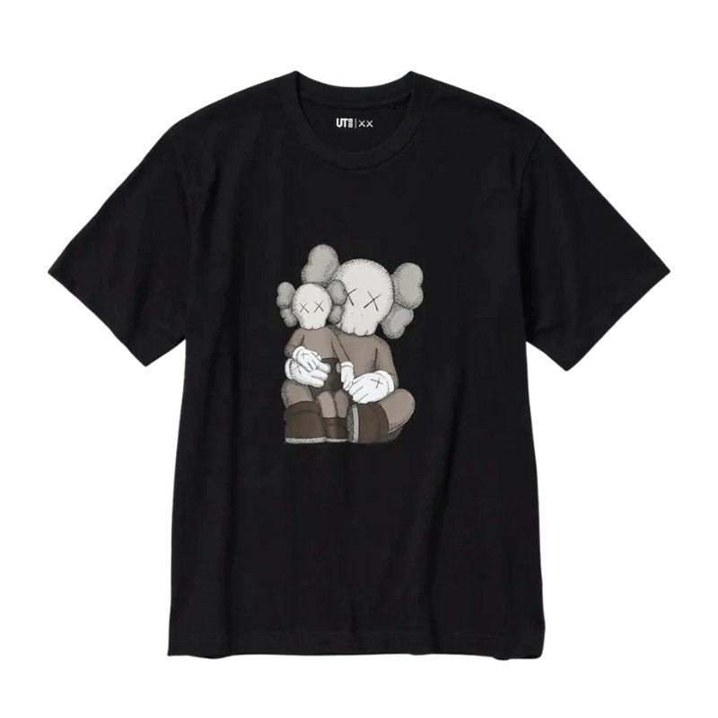 KAWS x Uniqlo UT Short Sleeve Graphic T-shirt (Asia Sizing) (Black) - Im Your Wardrobe