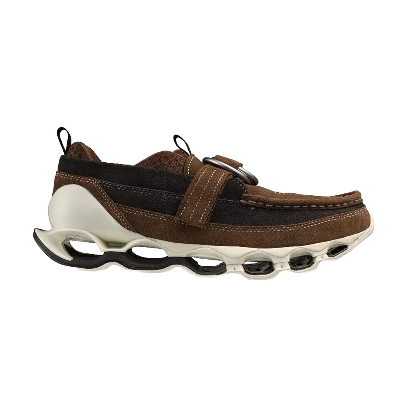 Setsumasa Kobayashi x Mizuno Wave Prophecy Ring Moc Brown Off White front