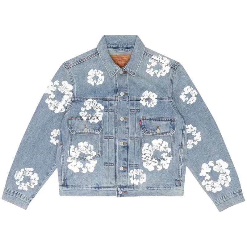 Levi&#39;s x Denim Tears Type II Trucker Jacket &#39;Blue&#39; (SS22) - Im Your Wardrobe