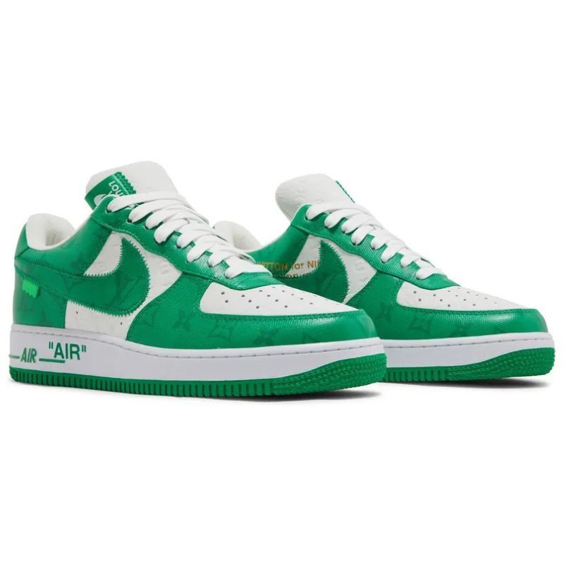 Louis Vuitton x Nike Air Force 1 Low By Virgil Abloh &#39;White Green&#39; - Im Your Wardrobe