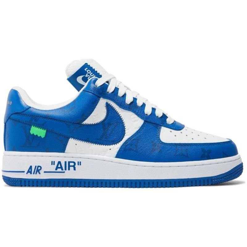 Louis Vuitton x Nike Air Force 1 Low By Virgil Abloh - White Royal - Im Your Wardrobe