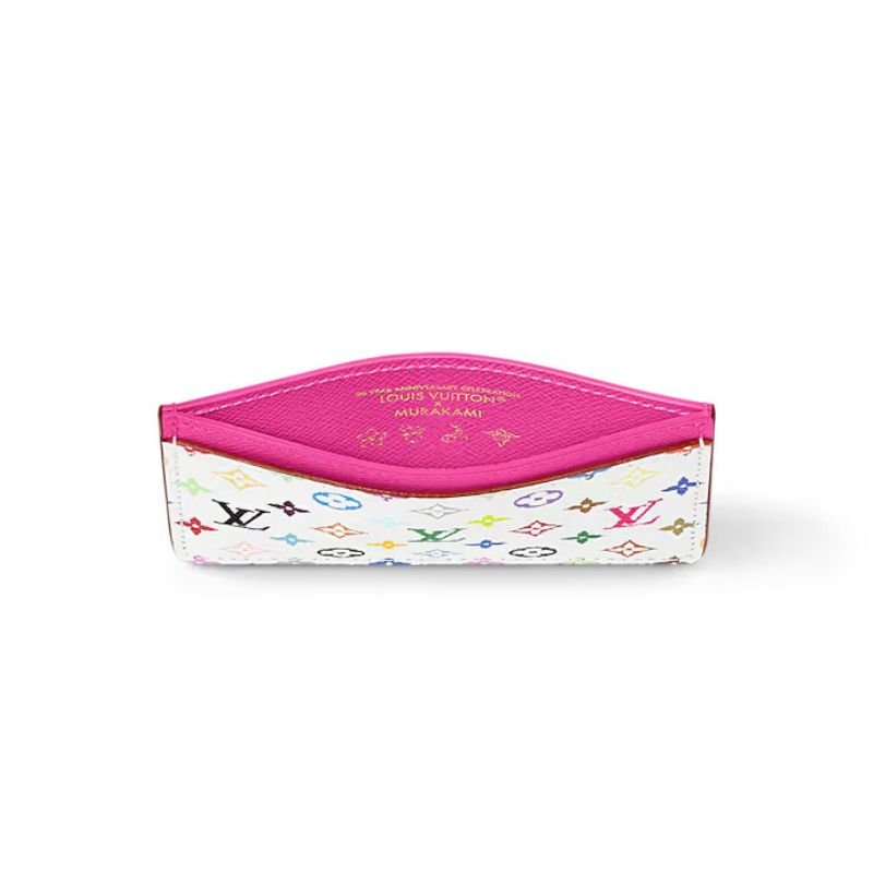 Louis Vuitton x Takashi Murakami Card Holder White Multicolored - Im Your Wardrobe