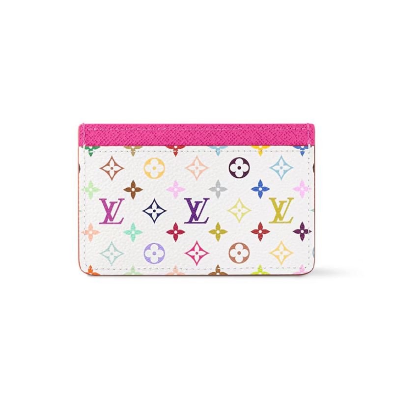 Louis Vuitton x Takashi Murakami Card Holder White Multicolored - Im Your Wardrobe