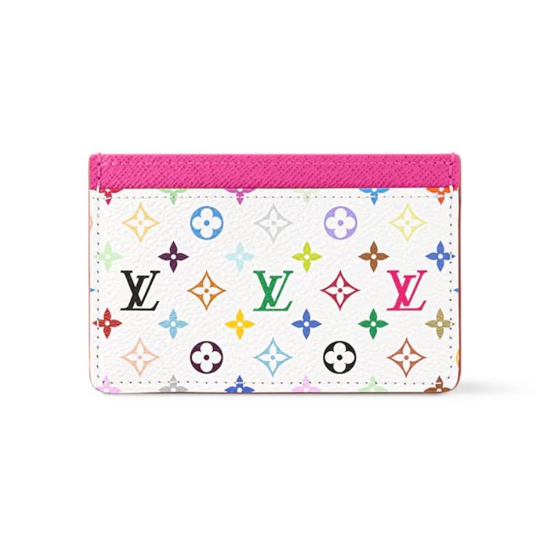 Louis Vuitton x Takashi Murakami Card Holder White Multicolored - Im Your Wardrobe