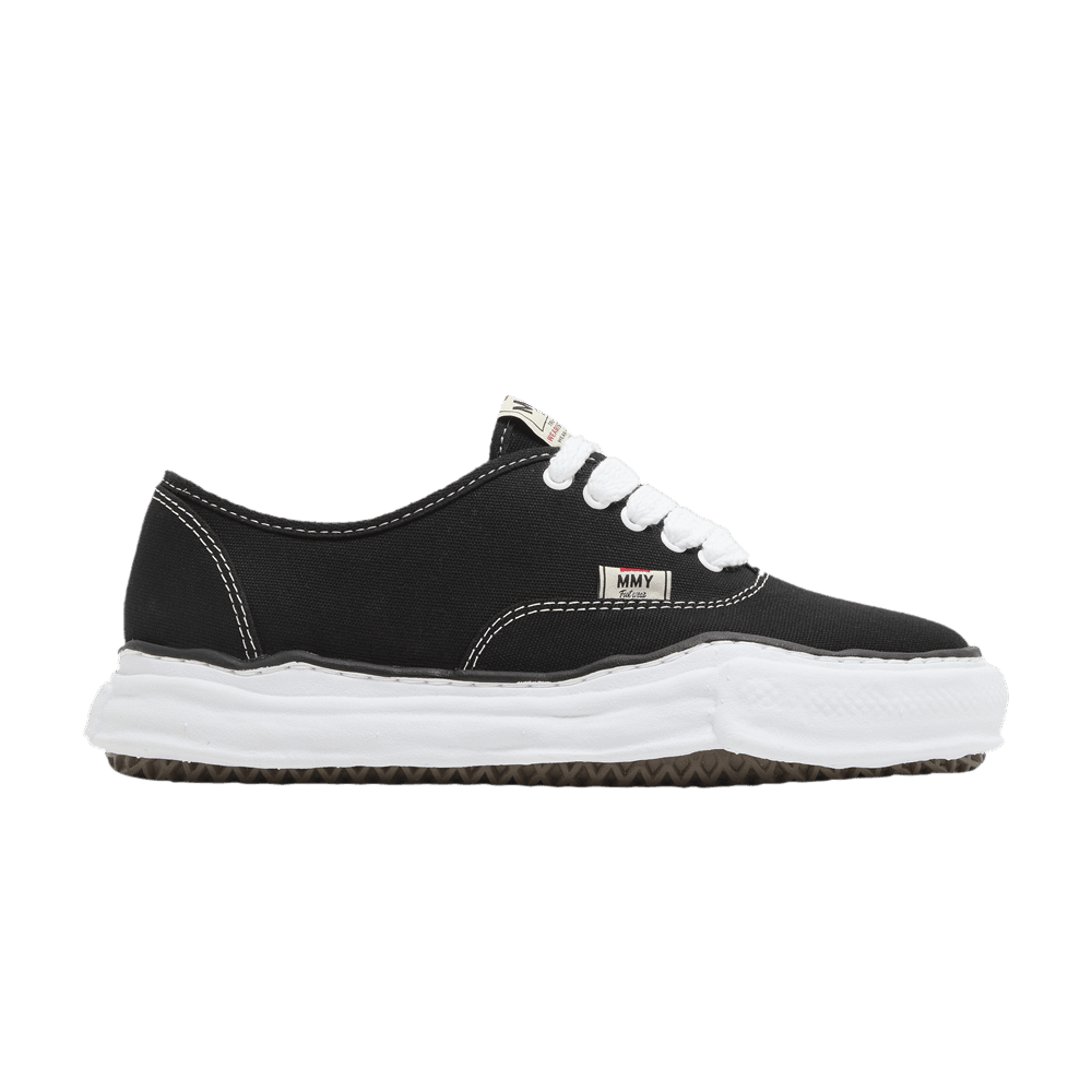 Maison Mihara Yasuhiro Baker OG Sole Canvas Low Black - Im Your Wardrobe