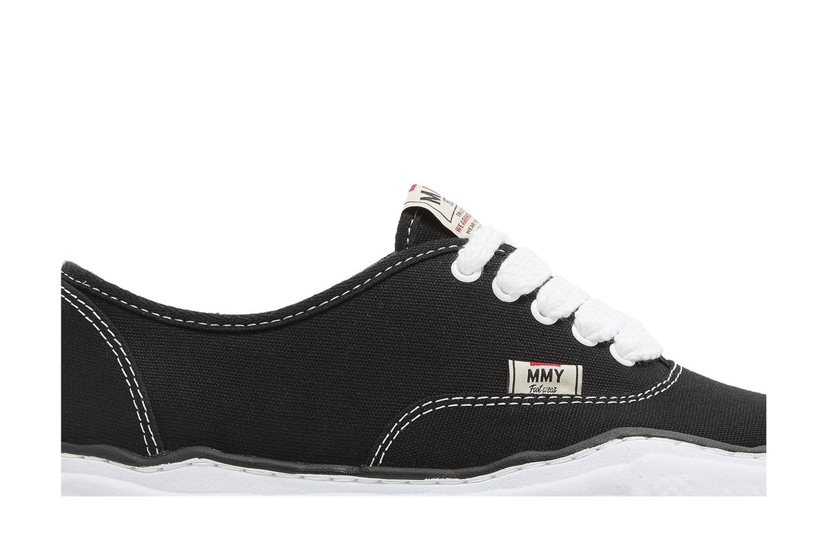 Maison Mihara Yasuhiro Baker OG Sole Canvas Low Black - Im Your Wardrobe