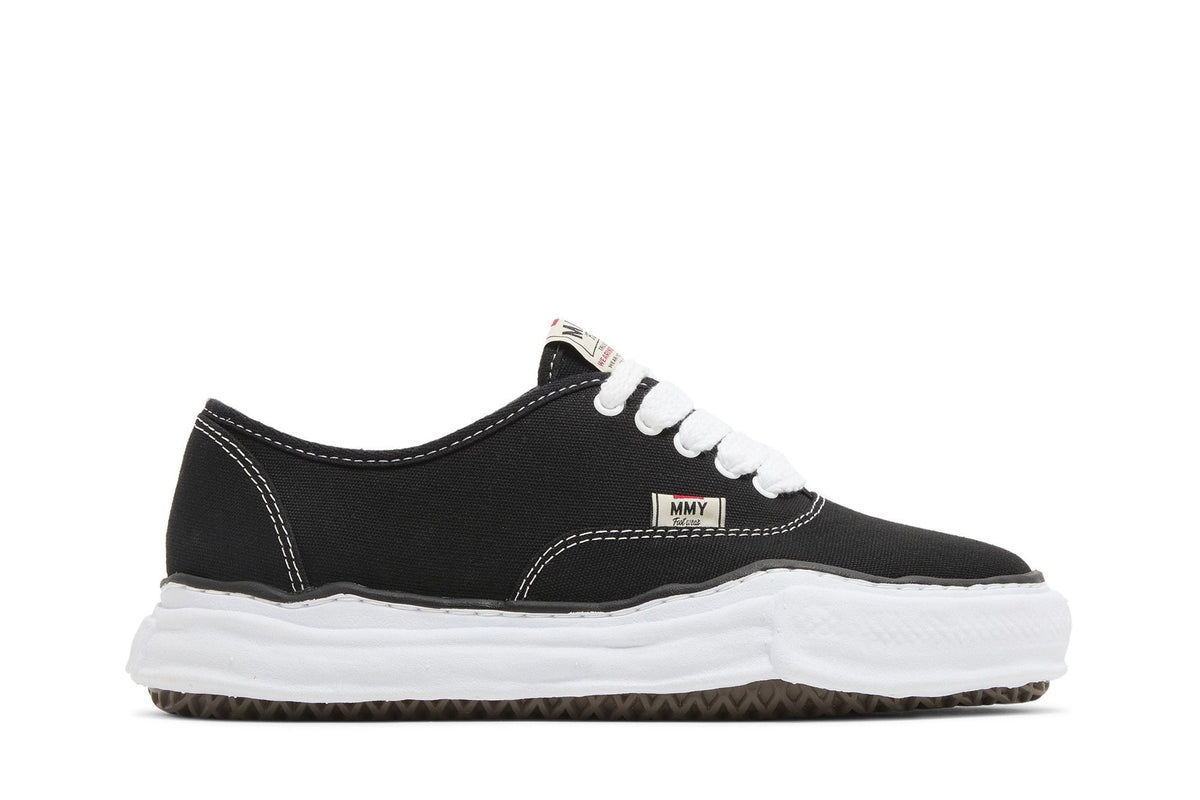 Maison Mihara Yasuhiro Baker OG Sole Canvas Low Black - Im Your Wardrobe