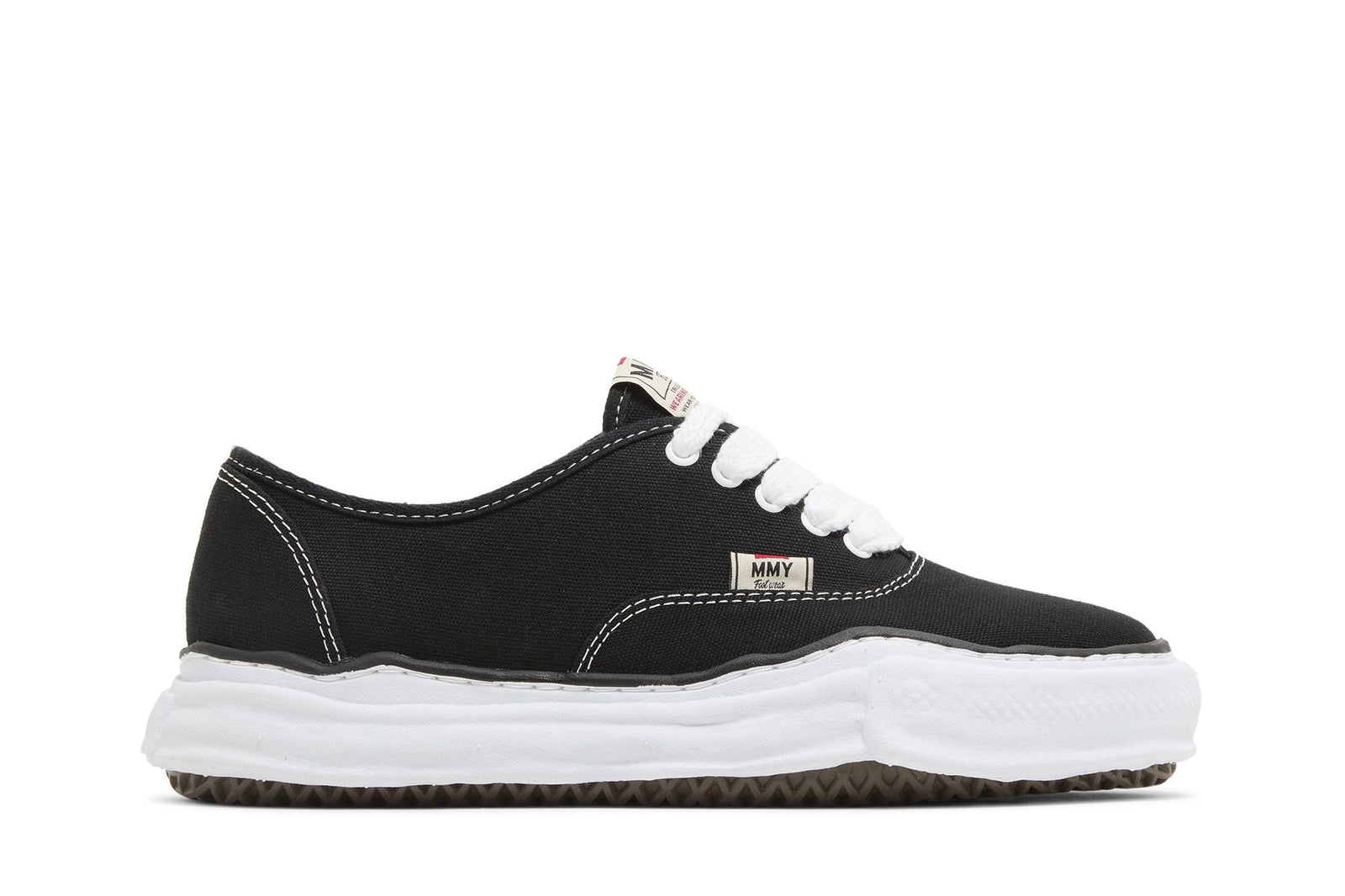 Maison Mihara Yasuhiro Baker OG Sole Canvas Low Black - Im Your Wardrobe