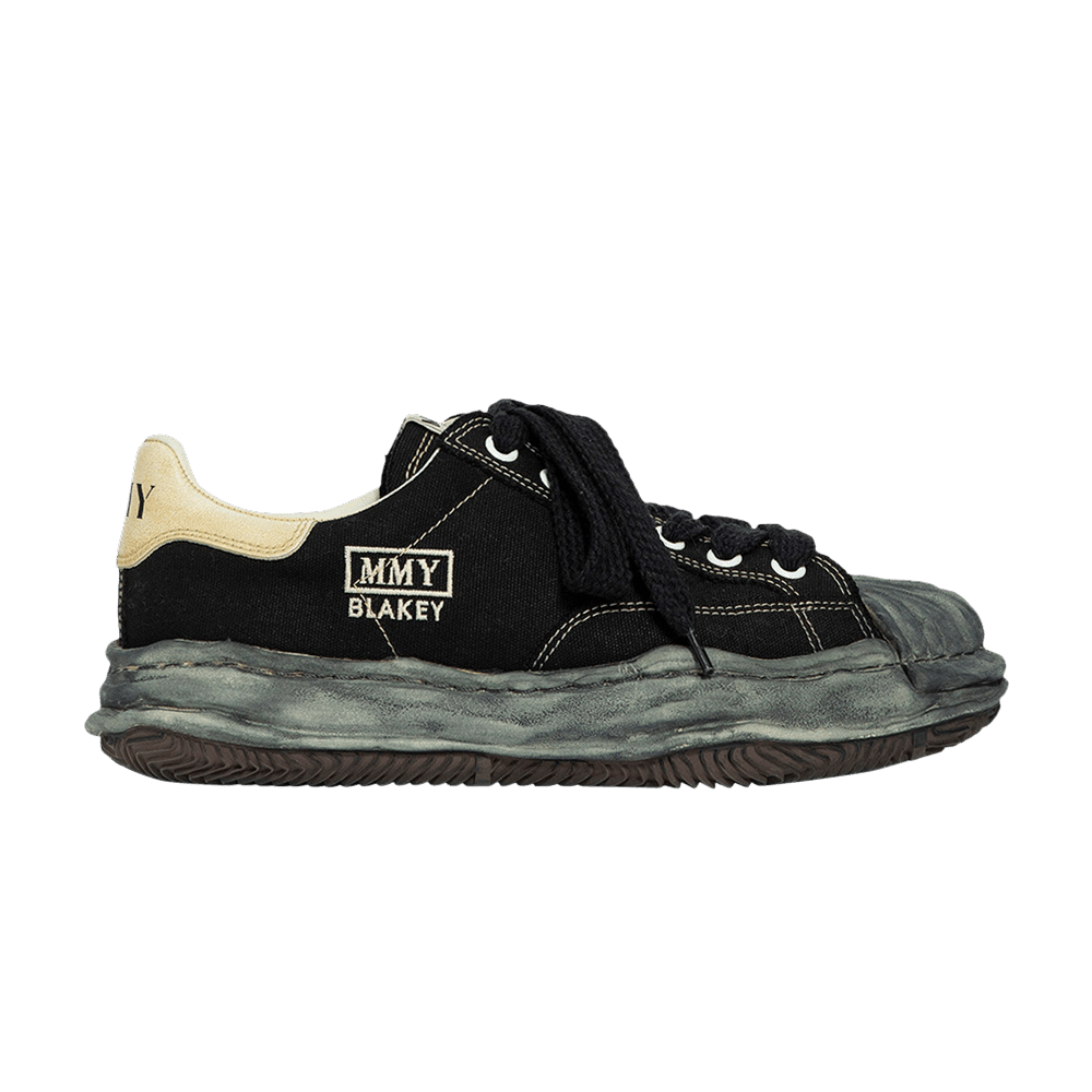 Maison Mihara Yasuhiro Blakey OG Sole Canvas Low Black - Im Your Wardrobe