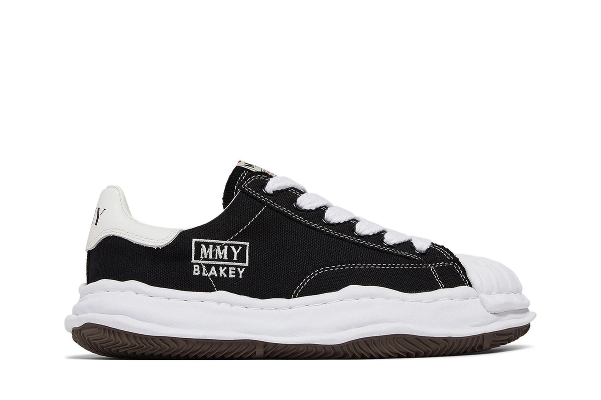 Maison Mihara Yasuhiro Blakey OG Sole Canvas Low Black White - Im Your Wardrobe