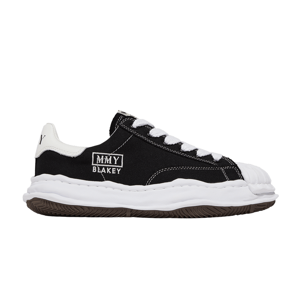 Maison Mihara Yasuhiro Blakey OG Sole Canvas Low Black White - Im Your Wardrobe