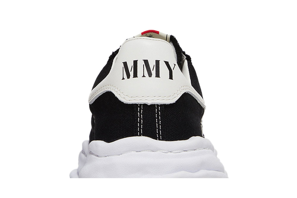 Maison Mihara Yasuhiro Blakey OG Sole Canvas Low Black White - Im Your Wardrobe