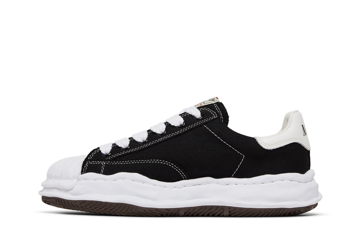 Maison Mihara Yasuhiro Blakey OG Sole Canvas Low Black White - Im Your Wardrobe