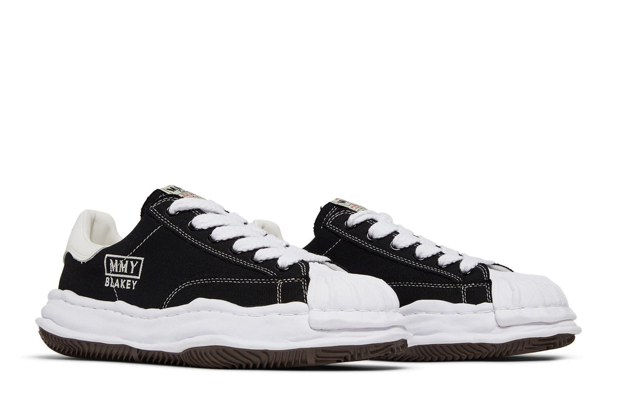 Maison Mihara Yasuhiro Blakey OG Sole Canvas Low Black White - Im Your Wardrobe