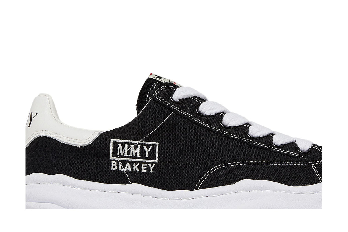 Maison Mihara Yasuhiro Blakey OG Sole Canvas Low Black White - Im Your Wardrobe