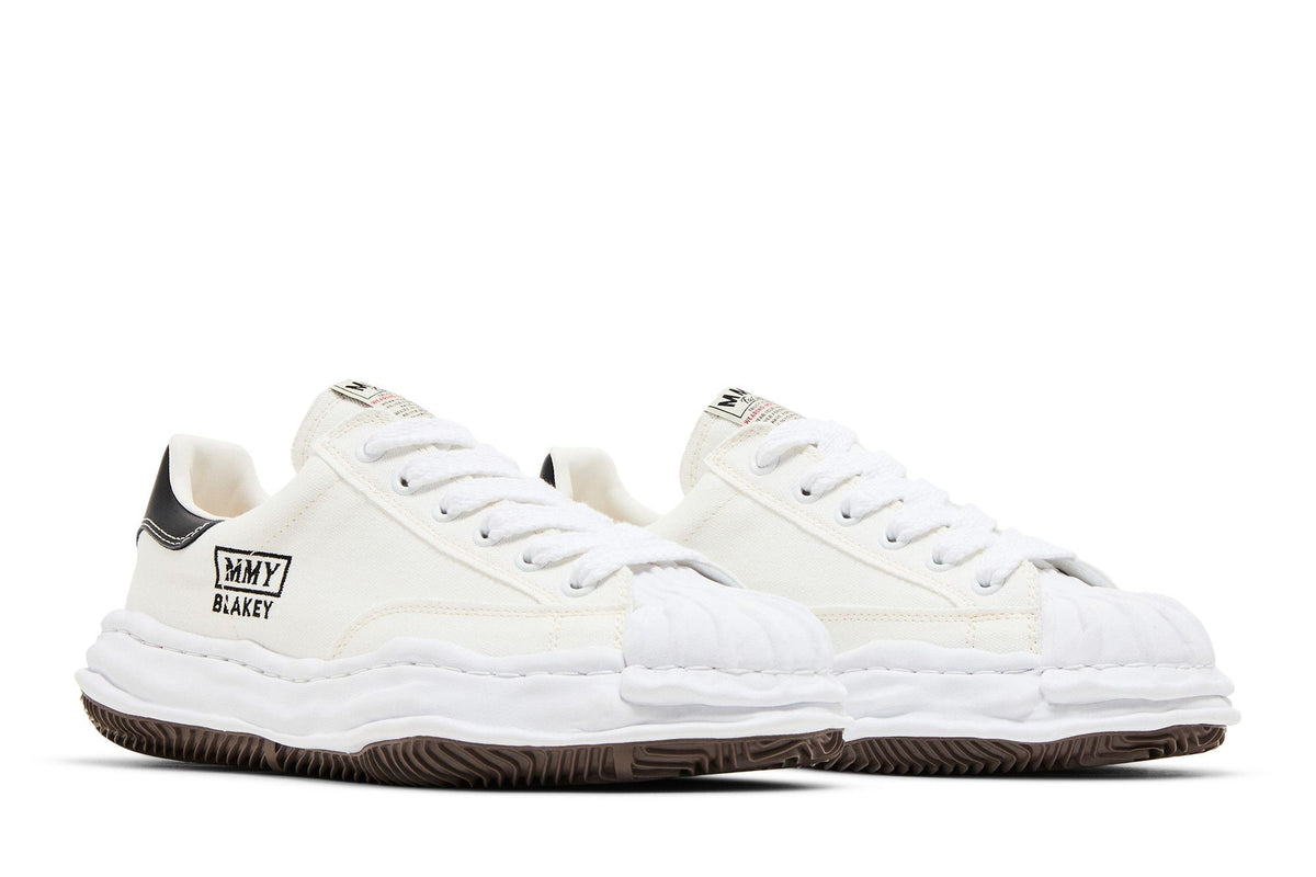 Maison Mihara Yasuhiro Blakey OG Sole Canvas Low White - Im Your Wardrobe