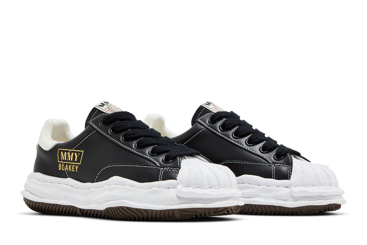 Maison Mihara Yasuhiro Blakey OG Sole Leather Low Black White - Im Your Wardrobe