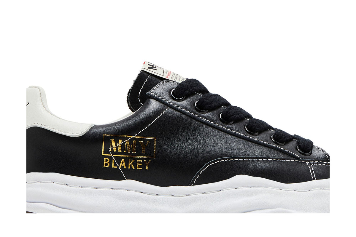 Maison Mihara Yasuhiro Blakey OG Sole Leather Low Black White - Im Your Wardrobe