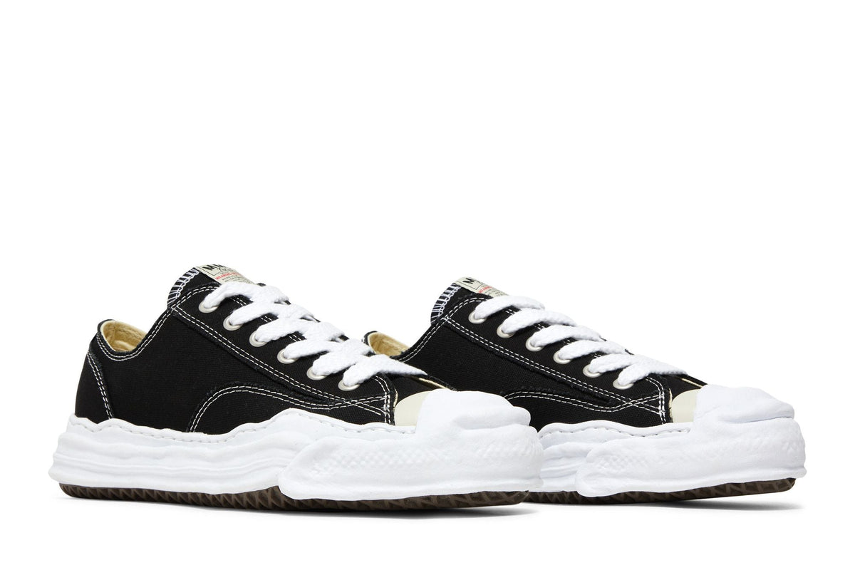 Maison Mihara Yasuhiro Hank OG Sole Canvas Low Black White - Im Your Wardrobe