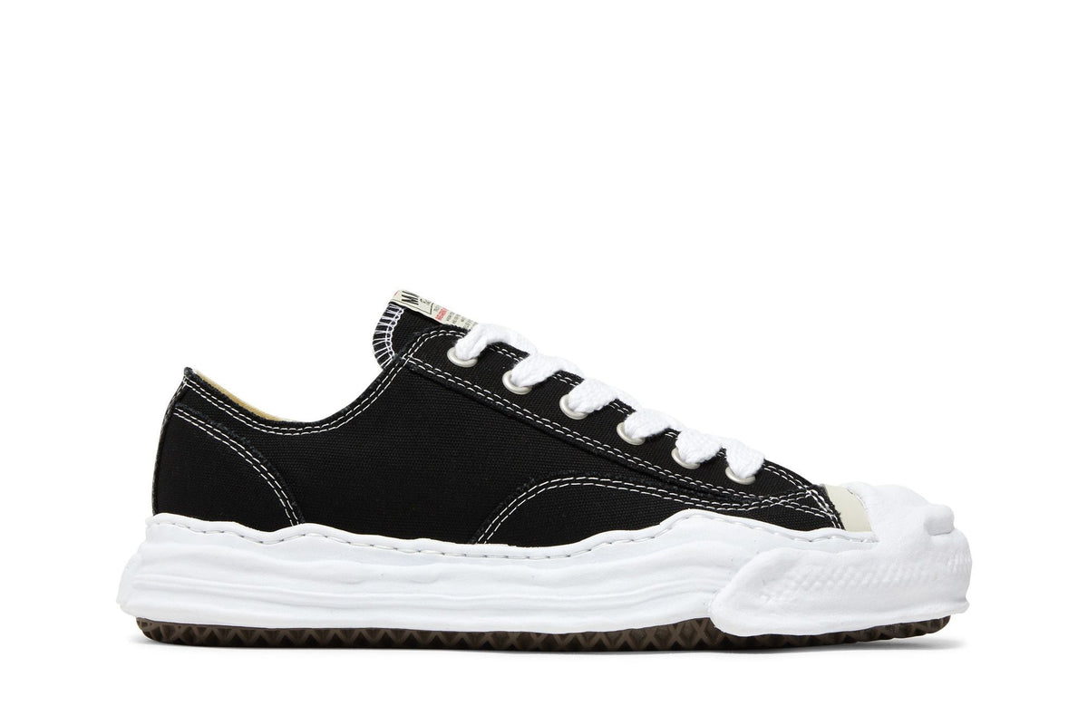 Maison Mihara Yasuhiro Hank OG Sole Canvas Low Black White - Im Your Wardrobe