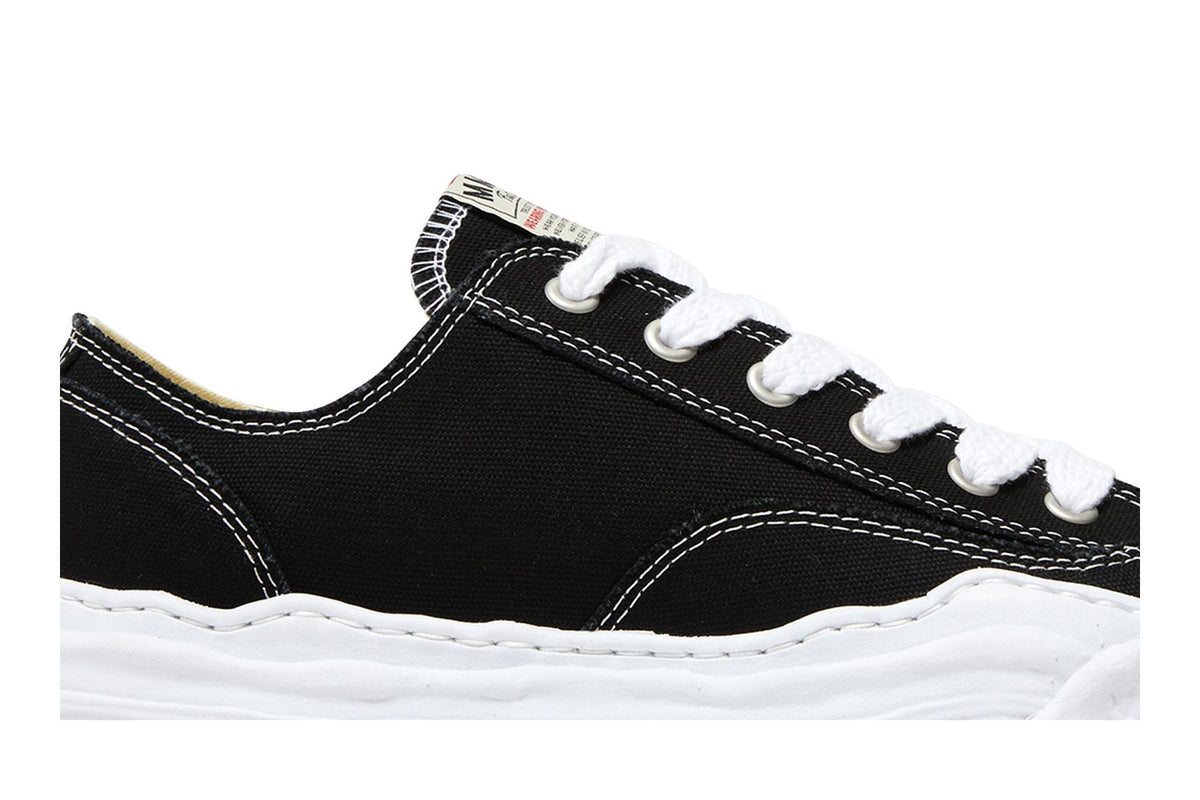 Maison Mihara Yasuhiro Hank OG Sole Canvas Low Black White - Im Your Wardrobe