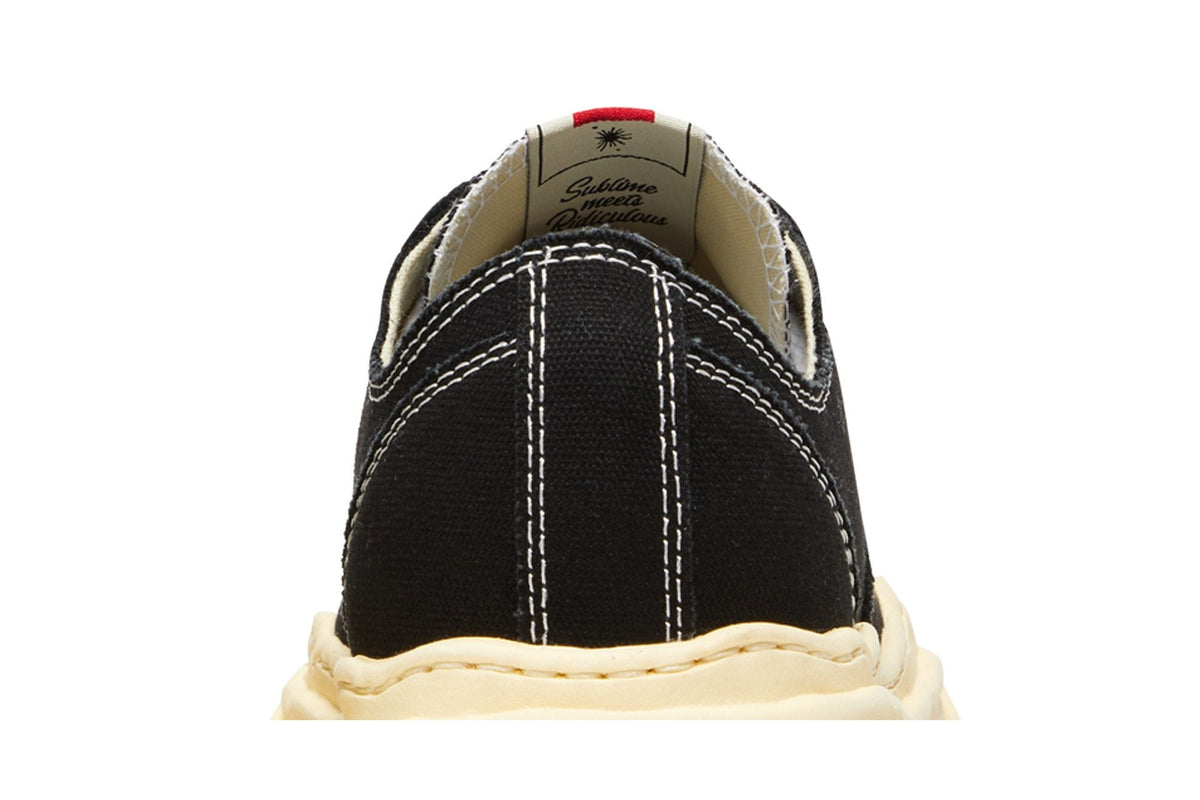 Maison Mihara Yasuhiro Hank Vintage Sole Canvas Low Black - Im Your Wardrobe
