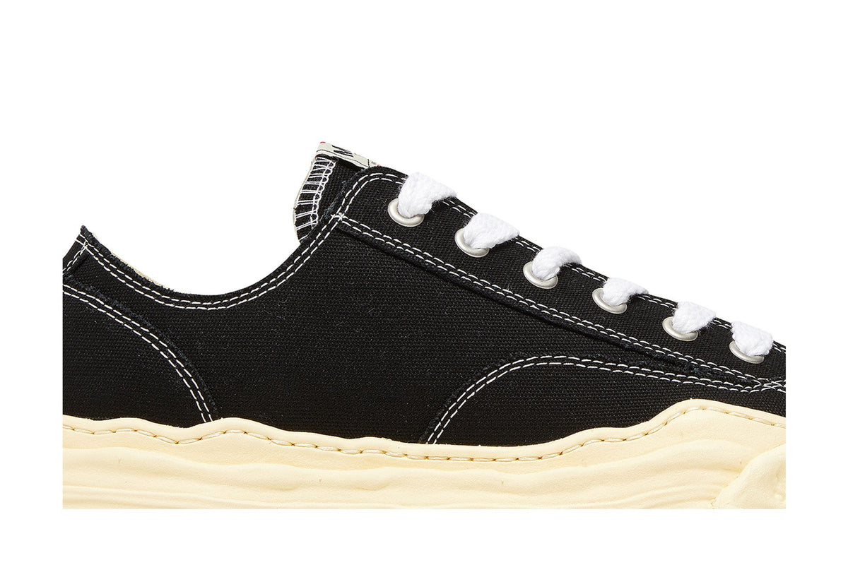 Maison Mihara Yasuhiro Hank Vintage Sole Canvas Low Black - Im Your Wardrobe