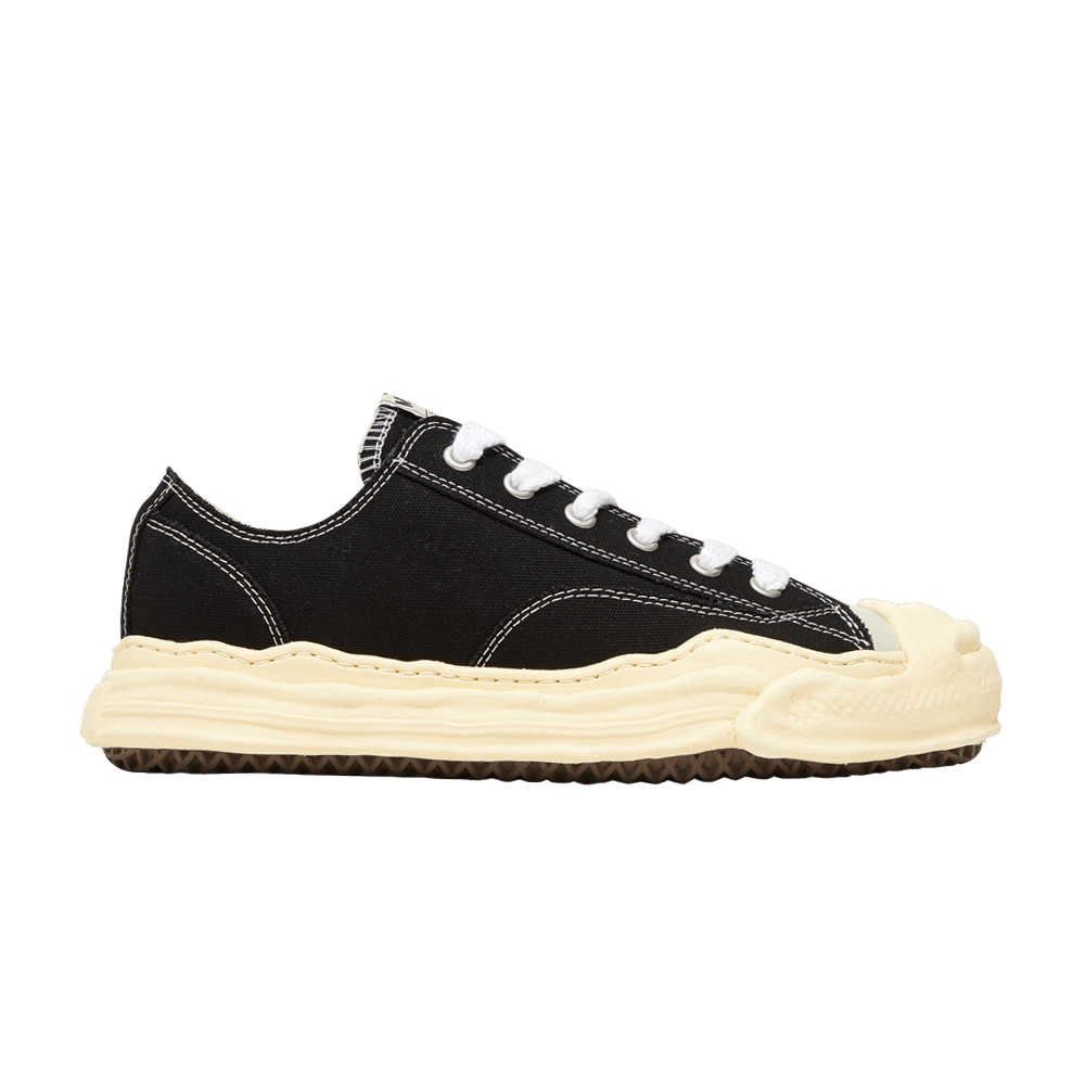 Maison Mihara Yasuhiro Hank Vintage Sole Canvas Low Black - Im Your Wardrobe