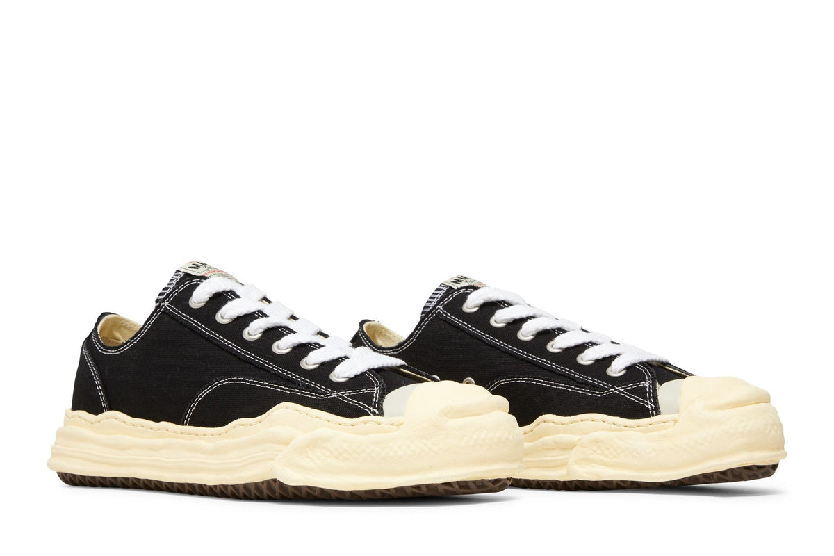 Maison Mihara Yasuhiro Hank Vintage Sole Canvas Low Black - Im Your Wardrobe