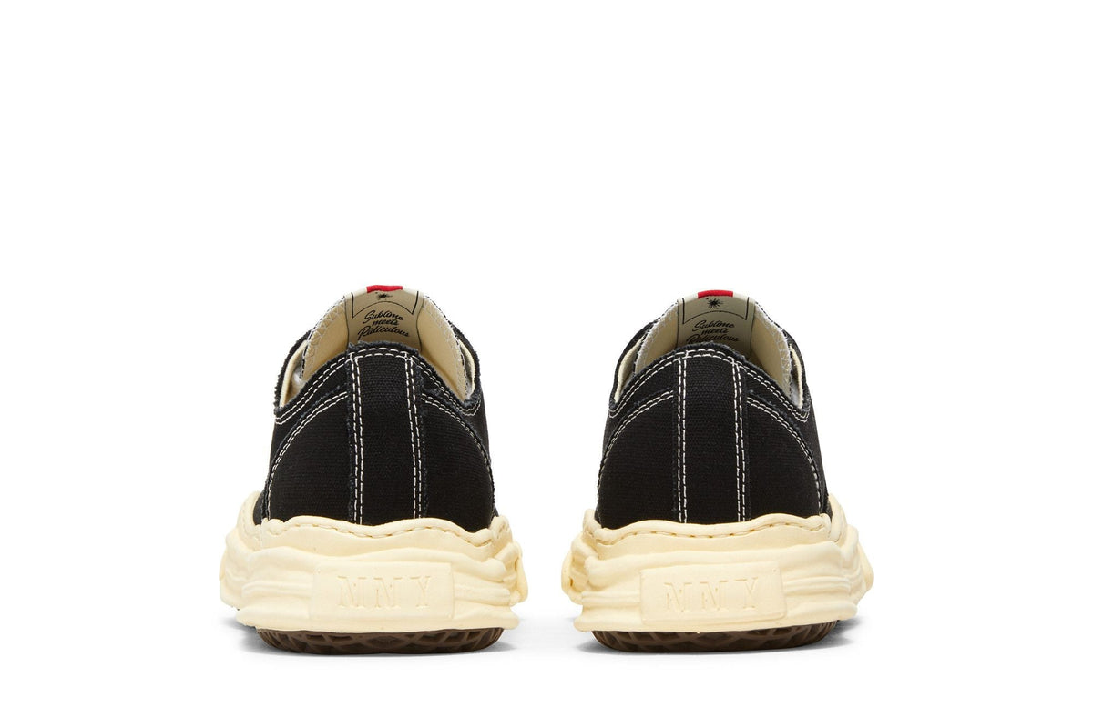 Maison Mihara Yasuhiro Hank Vintage Sole Canvas Low Black - Im Your Wardrobe