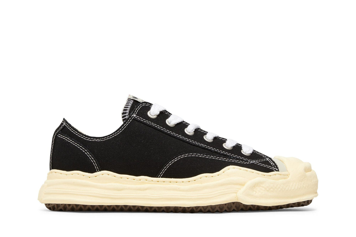 Maison Mihara Yasuhiro Hank Vintage Sole Canvas Low Black - Im Your Wardrobe