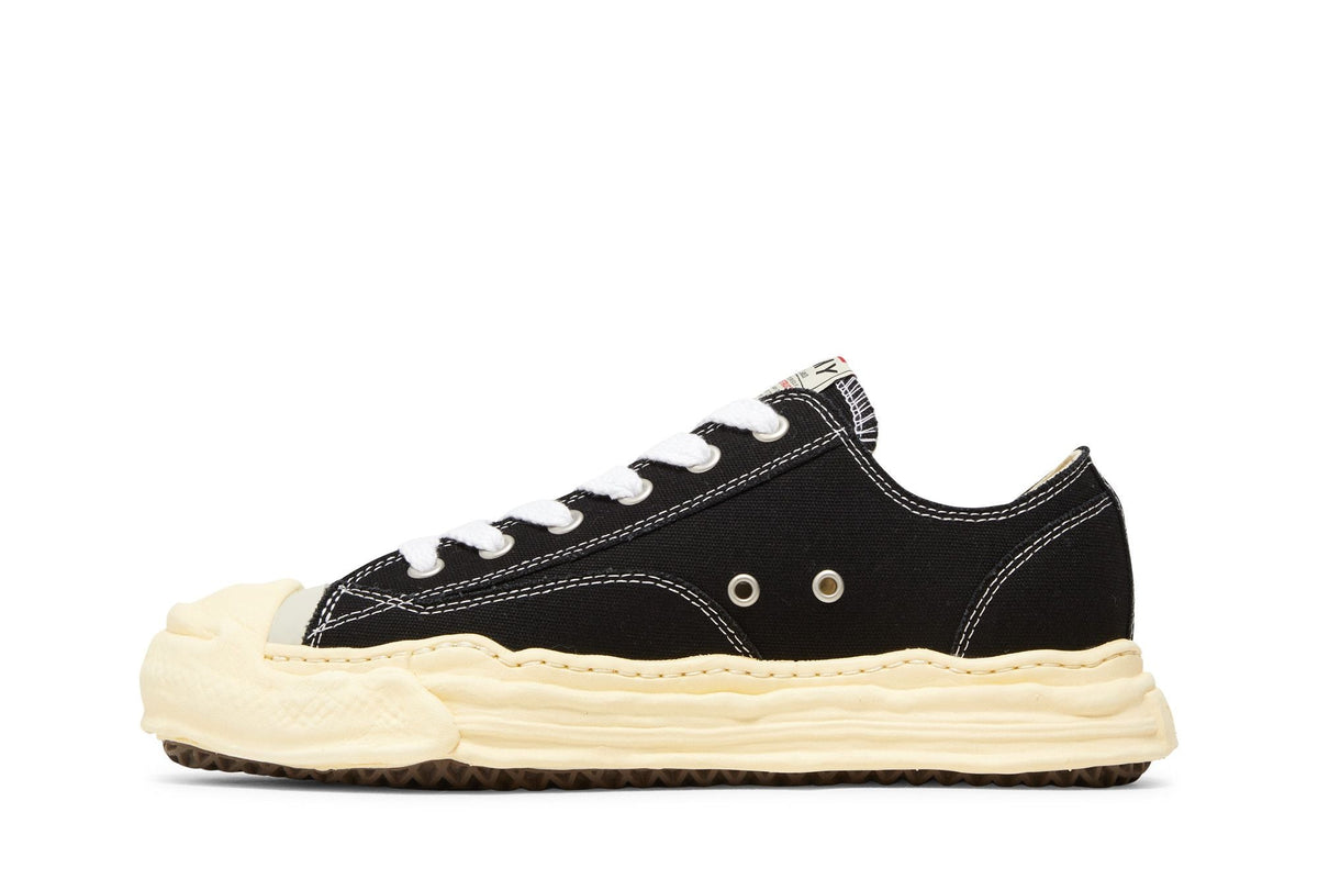 Maison Mihara Yasuhiro Hank Vintage Sole Canvas Low Black - Im Your Wardrobe